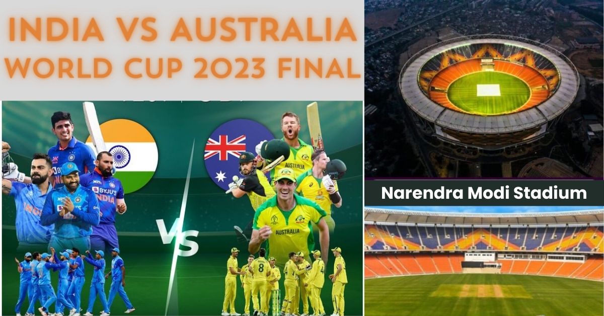 India vs Australia world cup 2023 final at Narendra modi stadium